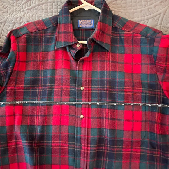 Pendleton Classic Tartan Plaid Wool Shirt - Picture 5 of 5